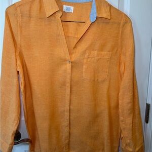 Sigrid Olsen Vibrant Orange Shirt